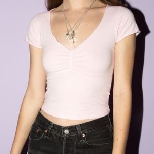 Brandy Melville Pink Gina Top
